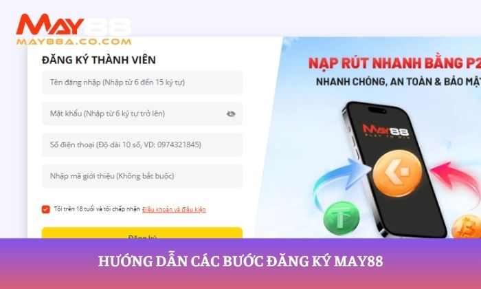 Đăng ký May88 Đăng ký May88