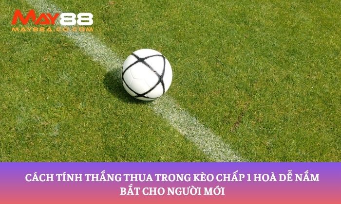 Cách tính thắng thua trong kèo chấp 1 hoà dễ nắm bắt cho người mới