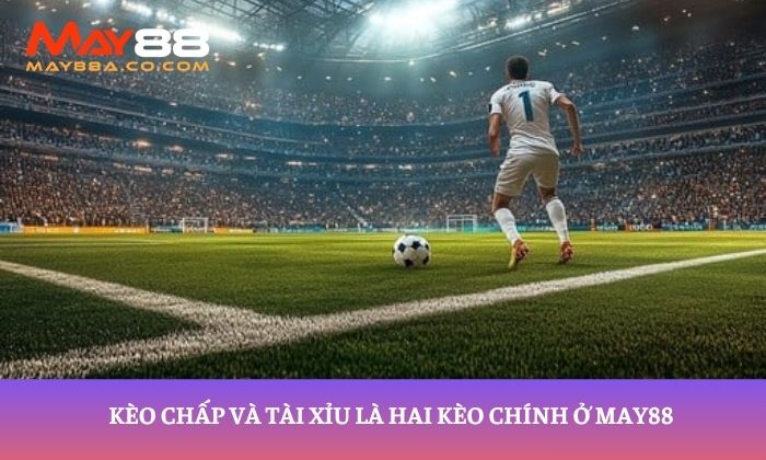 Kèo chấp và tài xỉu là hai kèo chính ở May88